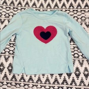 Toddler long sleeve with cute heart